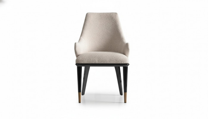 Groep eetkamerstoelen keukenstoelen set 2-delig stoelen fauteuils beige