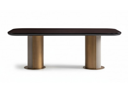 Eettafel Eetkamertafel Tafel Houten tafel Hout Eetkamer Bruin Luxe