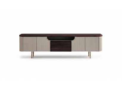 Sideboard TV Standaard RTV Lowboard Hout Beige Moderne Tafel Woonkamer