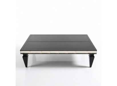 Sofatafel salontafel bijzettafel koffietafel hout woonkamer zwart