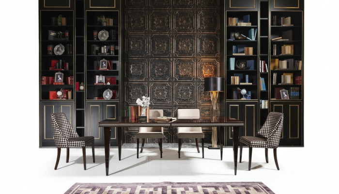 Eethoek Eetkamer Eetgroep Luxe Eettafel Stoelen Zwart Hout 7-delig