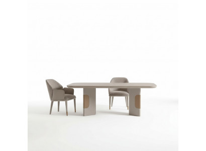 Eetgroep Eetkamer Set Eethoek Eettafel Stoelen Set 7-delig Beige