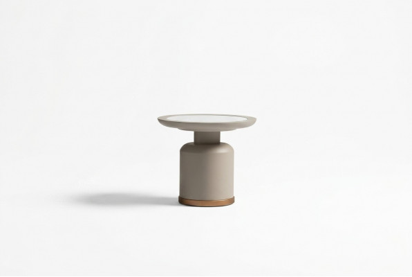 Bijzettafel Koffietafel Salontafel Beige Woonkamer Hout