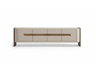 Dressoir RTV Lowboard TV-standaard Beige Hout Woonkamerkast Modern
