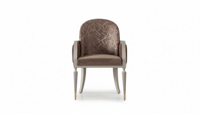 Fauteuil Oorfauteuil Ontwerp Cocktails fauteuil Zitter Beige Stof Bekleding