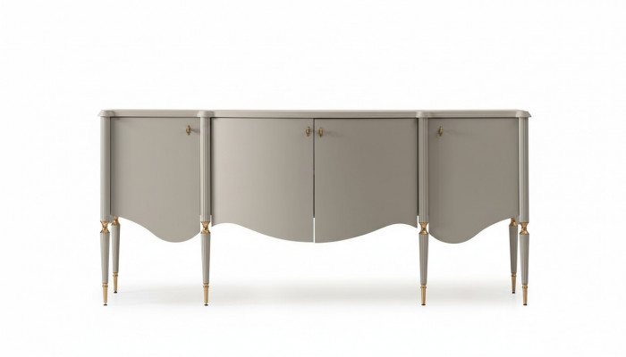 Dressoir Sideboard Kast Hout Beige Ladekast Eetkamermeubels