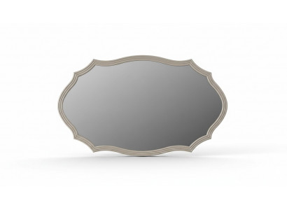 Wandspiegel Spiegel Dekorative Luxus Design Woonkamer Beige 150x90 Hout