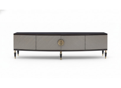 Sideboard RTV Lowboard TV Ständer Schrank Holz Grau Wohnzimmer  Sideboard RTV Lowboard TV-stand Kast Hout Grijs Woonkamer