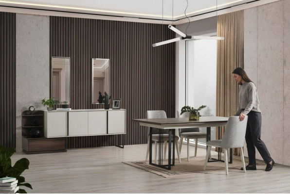 Eethoek Eetgroep Eetkamer Groep Eettafel Stoelen 10-delig Hout Wit