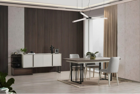 Eethoek Eetgroep Eetkamer Groep Eettafel Stoelen 10-delig Hout Wit