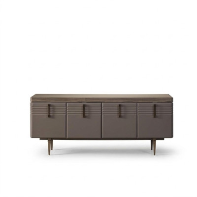 Sideboard dressoir houten kast commode kast hout grijs woonkamer