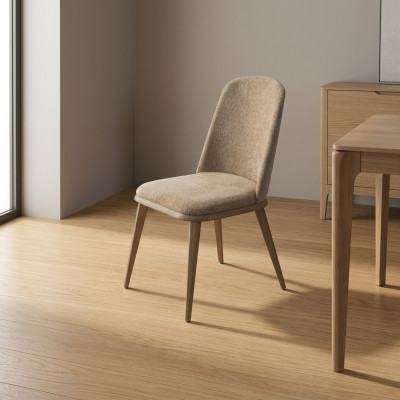 Groep stoelen Keukenstoelen Eetkamerstoelen Set van 6 houten stof