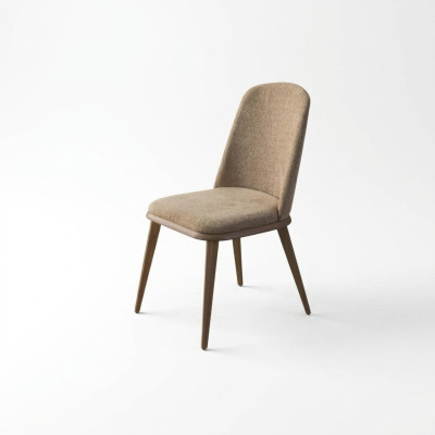 Groep stoelen Keukenstoelen Eetkamerstoelen Set van 6 houten stof