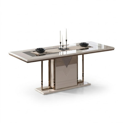 Luxe eettafel eettafel tafel eetkamer Modern hout Wit 200 cm