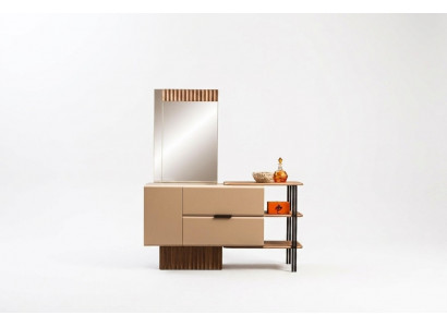 Kaptafel Kaptafel Consolentafel Hout Slaapkamer Beige Modern