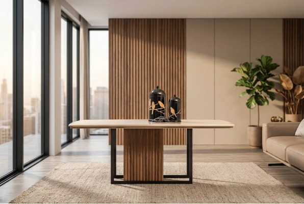 Eettafel Tafel Eettafel Hout Bruin Modern Eettafel Houten Tafel