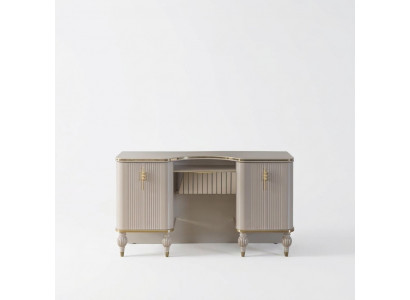 Beige make-uptafel Ontwerper kaptafel Slaapkamer Exclusieve meubels