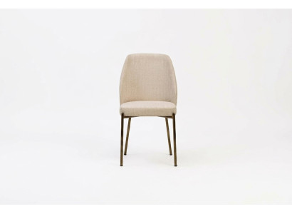Exclusieve beige eetkamerstoelen Compleet x6 gestoffeerde keukenstoelen set