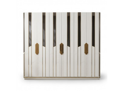Garderobekast Kledingkast Houten kast Moderne kast Wit