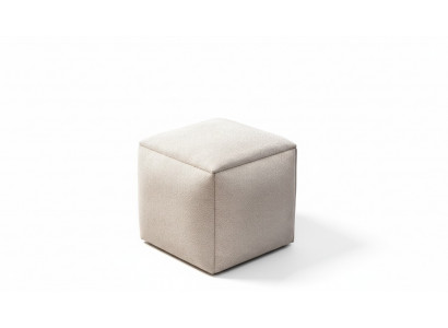Voetenbank Zitkruk Beklede kruk Stoffen kruk Beige Make-up kruk Modern