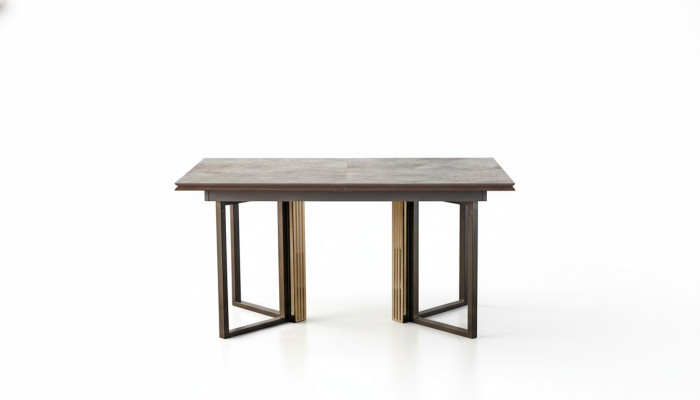 Eettafel Eettafel Tafel Eethoek Eetkamer Hout Houten tafel Grijs