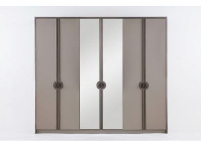 Kledingkast Garderobekast Kast Moderne houten kast Grijs