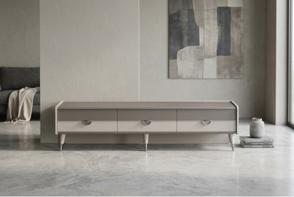 Grijze dressoir Designer woonkamer TV-standaard RTV Lowboard meubels Nieuw