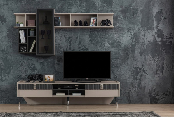 Exclusieve dressoir Moderne plank TV-standaard Houten lowboard Meubels Nieuw
