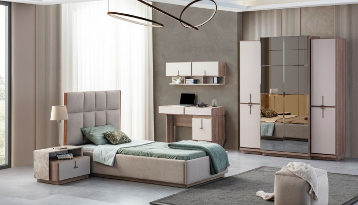 Moderne kinderkamer meubels ontwerper bed bureau wandkast nieuw