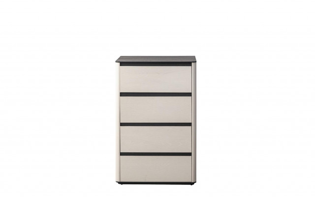 Beige houten dressoir 4-deurs houten kast Slaapkamer Luxe inbouwkast
