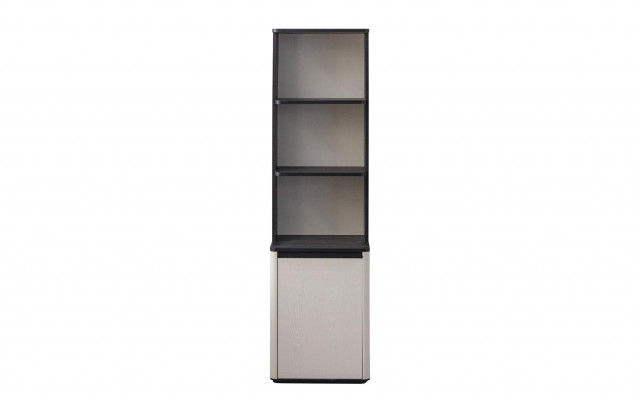 Wit-zwarte boekenkast Designer boekenplank Kinder staand rek