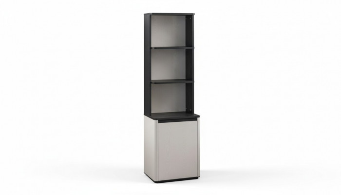 Wit-zwarte boekenkast Designer boekenplank Kinder staand rek