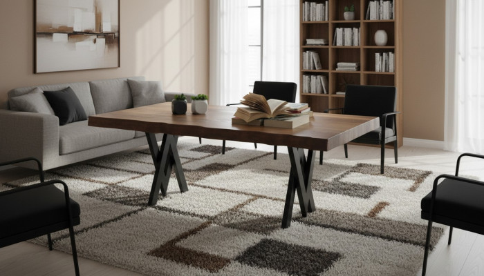 Moderne bruine salontafel Woonkamer luxe salontafel Bijzettafel