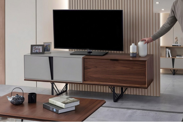 Woonkamer dressoir tv-standaard RTV laag dressoir bruine houten tafel meubels