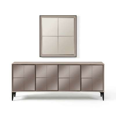 Dressoir luxe dressoir kast commode houten kast hout wit modern