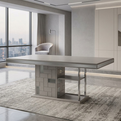 Luxe eettafel eettafel tafel eetkamer meubels eethoek hout wit