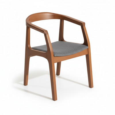 Garnituur eetkamerstoelen keukenstoelen houten stoelen set van 6 stoelen bruin