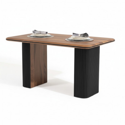 Houten eettafel Eettafel Eettafel 140 cm Tafel Hout Bruin Eetkamer