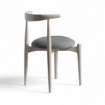 Groep eetkamerstoelen keukenstoelen houten stoelen set van 2 stoelen beige