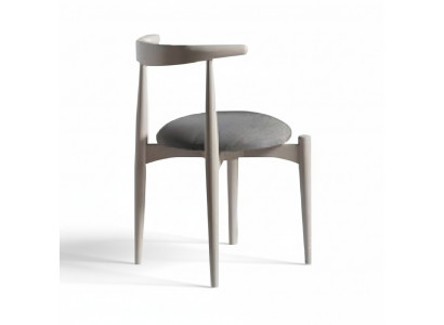 Groep eetkamerstoelen keukenstoelen houten stoelen set van 2 stoelen beige