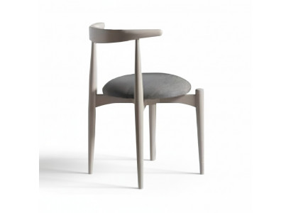 Zithoek Keukenstoelen Eetkamerstoelen Houten stoelen 4-delige stoelen Beige