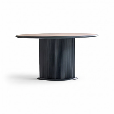 Houten eettafel Eettafel Eettafel 140 cm Tafel Hout Grijs Eetkamer
