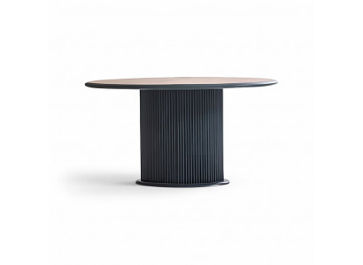 Houten eettafel Eettafel Eettafel 140 cm Tafel Hout Grijs Eetkamer