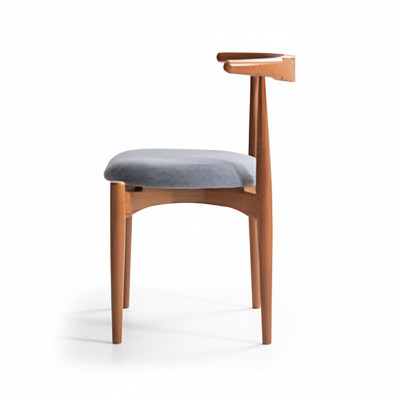 Houten stoel Keukenstoel Eetkamerstoel Bruin Houten Meubelstoel Klassiek.