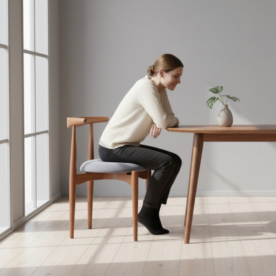 Set eetkamerstoelen keukenstoelen houten stoelen set van 2 stoelen bruin