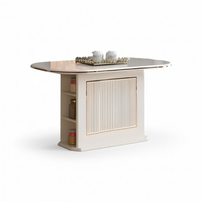 Moderne eettafel eettafel tafel hout beige eetkamer houten tafel