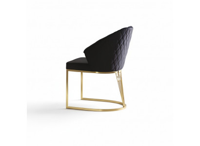 Eetkamerstoelen Beklede stoelen Keukenstoelen Houten stoelen Set van 4 Zwart