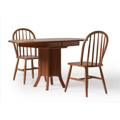 Eetkamerstoelen Groep Houten Stoelen Keukenstoelen Set 4-delig Bruin Hout