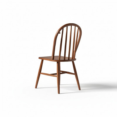 Set van 6 houten stoelen keukenstoelen eetkamerstoelen bruin hout