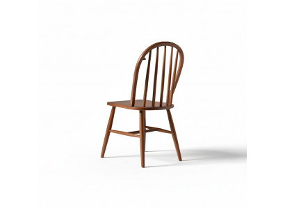 Set van 6 houten stoelen keukenstoelen eetkamerstoelen bruin hout